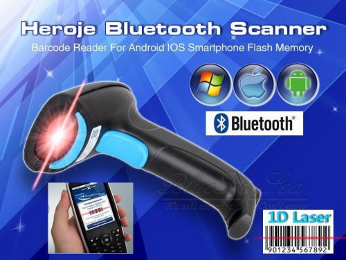 H220B Handheld Bluetooth Barcode Scanner Code Reader fast USB Charging Cable New