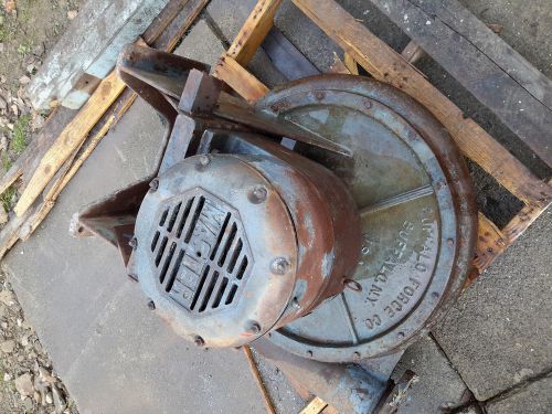 Buffalo Forge CO. TURBO BLOWER 10HP MOTOR furnace industrial forge vintage