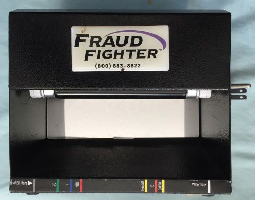 Fraud Fighter Metal Case HD8X2-120A UV Black Light Fluorescence Detection, USED