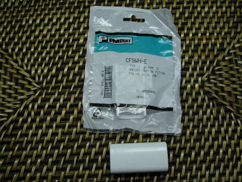 SIX (6) Panduit Pan-Way CF5WH-E for LD5 RACEWAY Coupling Fitting NEW