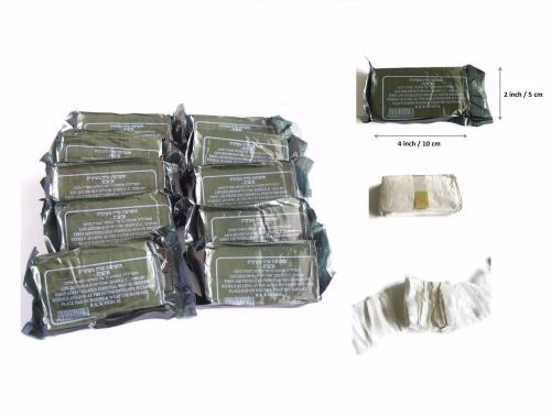 Israeli bandage 10 lot trauma wound dressing military first aid kit bandages idf for sale