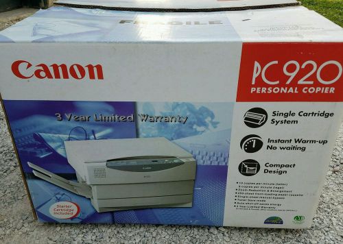 CANON PC920 PERSONAL COPIER NO.TVK57216 WITH BOX WORK&#039;S GREAT!!!