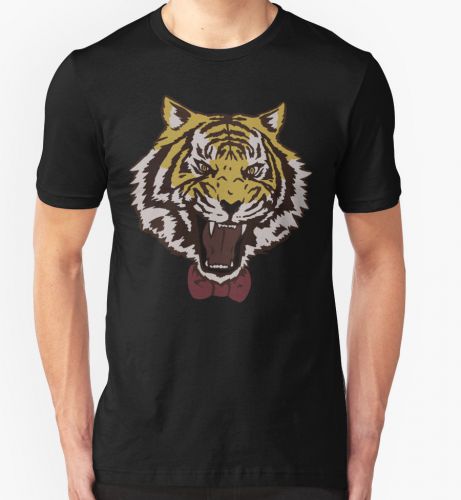 New Yuri Plisetsky Tiger ORIGINAL SAM Men&#039;s Black T-Shirt Size S to 2XL
