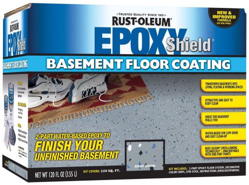 Rust-Oleum 203007 Basement Floor Kit Gray 1 Pack