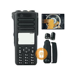 Black Full keypad Housing Case for Motorola XPR7550e XPR7580e Radio with Speaker