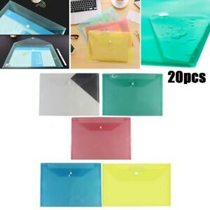 Supplies Document Wallet Tuition Bag 20pcs File Folder Filing For School