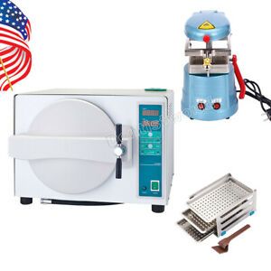 US Dental 18L Autoclave Steam Sterilizer+Drying /Vacuum Forming Machine Molding