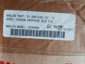 Whelen CenCom Sapphire Siren And Light Controller CCSRN36