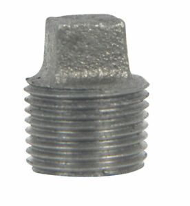 BK Products 521-802HN Black Malleable Square Head Iron Plug 3/8 in. (Pack of 5)