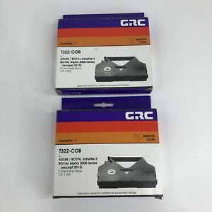 GRC T322-COB 1/2&#034; 350&#039; Ribbon Tape for Adler &amp; Royal Satellite II Alpha 2000 2pk