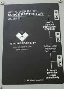 BTU RESEARCH  BTU-SPD-208Y 3 PHASE  PANEL SURGE PROTECTION DEVICE LED ELECTRONIC
