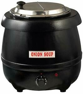 Winco Electric Soup Warmer 10.5-QuartBlack
