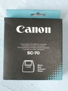 New Genuine Canon SC-70 Correctable Film Ribbon Cassette - Black NOS VINTANGE