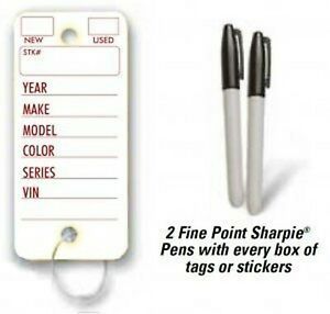 Poly Tag Key Tags - White (250/box) by Dodson Group