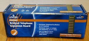 Leviton 47603-110 1x9 Bridged Telephone Expansion Board   **NEW**