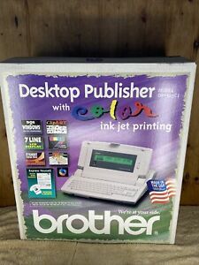 Vintage Brother Desktop Publisher DP-525CJ Color Ink Jet Printing W/ Box NEW