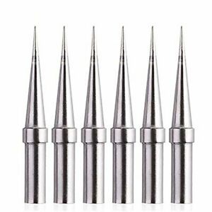6Pcs Replacement Tips Weller ET Soldering Iron For WES51/50 WESD51 WE1010NA PES5