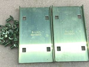 2PCS  B-Line 9A-1004  Wedge Lock Splice Plate And Bag Of Carriage Bolts