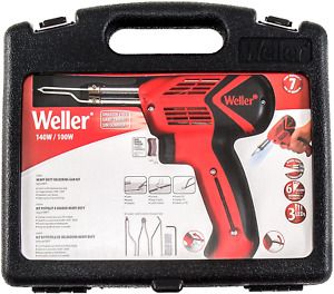 Weller 9400PKS 120V Dual Heat 140/100W Universal Soldering Gun Kit - Heat Up