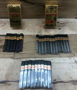 Pentel Hi polymer super 0.5 mm HB c505 lead refill 27 Containers