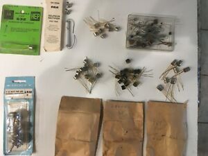 Large lot of germanium transistors 37 identified.Plus 9ea 2sa565 silicon pnp NOS