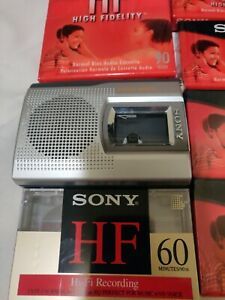 Sony ( TCM-150 ) CASSETTE-CORDER Clear Voice/ex. cond seven tapes tested works