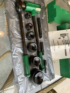 Greenlee 1804&amp;1806 Ratchet knock punch Driver with case and paper work.