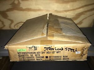 50 Victaulic SE1100001X Firelock V27 Escutcheon Asy 3/4” Adj 1/2” NPT