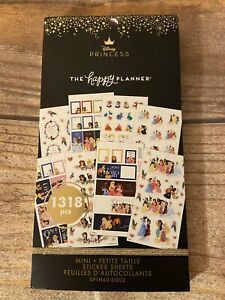 Disney: The Happy Planner •Disney Princess Sticker Book •1318 pcs •60 Pages •NEW