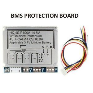 BMS Protection Board 100A Accessories Replacement W/Balance Li-ion Lithium