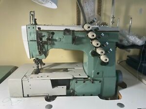 KANSAI SPECIAL W8103D 3-Needle Coverstitch Industrial Sewing Machine and Table