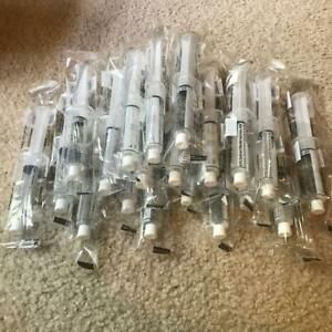 20 Excelsior Medical Sterile Prefilled Saline Flush Syringes 10ml exp 2023