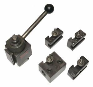 ALORIS BXA WEDGE TYPE QUICK CHANGE TOOL POST SET USA MADE 10&#034;-15&#034; SWING