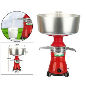 80L/h Milk Cream Separator Butter Skimmed Milk Homemade Kitchen Tool Machine