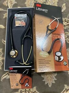 Littmann Cardiology III Stethoscope, Brass Finish Black Tube