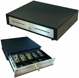 APG Standard- Duty 16&#034; - 5x5, Printer-Driven 24V - Black w/ Stainless Front