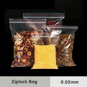 Bags Clear Resealable Reusable Self Seal Multipurpose Organizer Packing