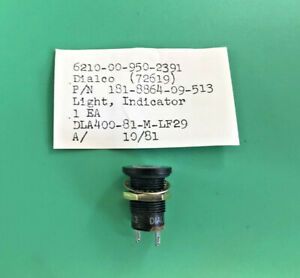 DIALCO 181-8864-09-513 LIGHT INDICATOR BULB SIZE T-2