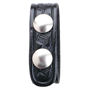 Aker Leather 531 Double Snap 3/4  Wide Belt Keeper Finish: Basket Weave
