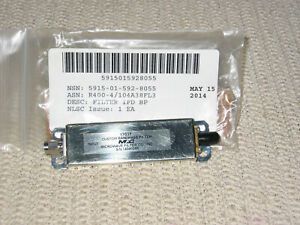 Microwave Filter Co. Custom Bandpass Filter 17037 SMA Connectors