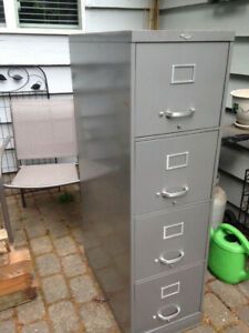 Quality 4 Drawer File Cabinet made by Art Metal Inc.