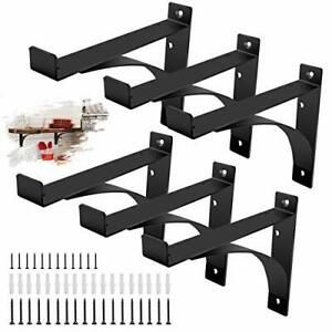 Shelf Brackets 10 Inch Heavy Duty Classic Bracket for Shelves Wall Mount Deco...