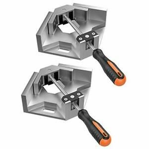 RIGHT ANGLE CLAMP 2 PACK SINGLE HANDLE 90 ALUMINUM ALLOY CORNER CLAMP RIGH