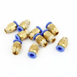 10 Pcs 10mm Male Thread Quick Coupler Joint Air Pneumatic Connector