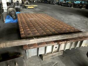 78&#034; X 158&#034; x 15&#034; PORTAGE GRID TYPE LAYOUT SURFACE TABLE: STOCK #11266