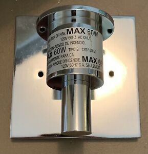 Wall Mount Stainless Steel Lighting Fixture Type B 120V 60HZ