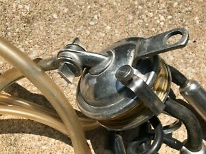 Antique Stainless Milk Bucket lid gasket teat cups - Surge Mini Cup - dairy