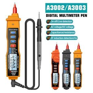 A3002/A3003 Digital Multimeter Pen Type 4000 Count with Non AC Contact Tester x1