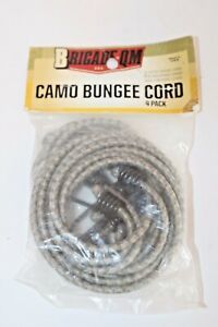 Brigade Quartermasters Camo Bungee Cord (4) Pack Made in USA
