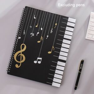 20pages Study File Holder Score Paper Paino Music Sheet Folder Office Beginners